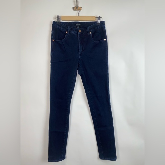 Universal Standard Mid-Rise Seine 32” Dark Indigo Skinny‎ Size L 8 - Picture 2 of 12